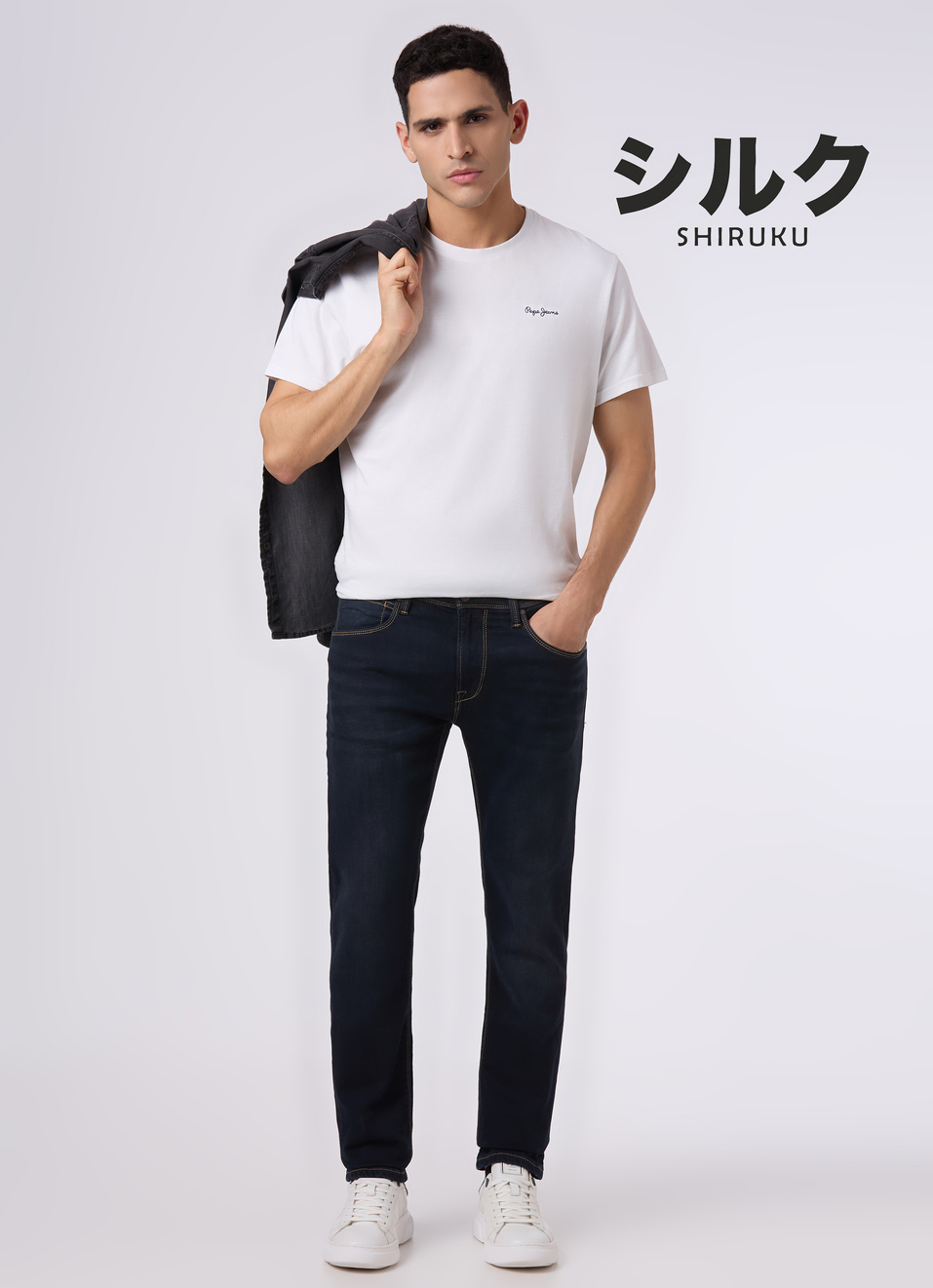 Men Dark Blue Mid Rise Slim Fit Stretchable Jeans, , large image number 0