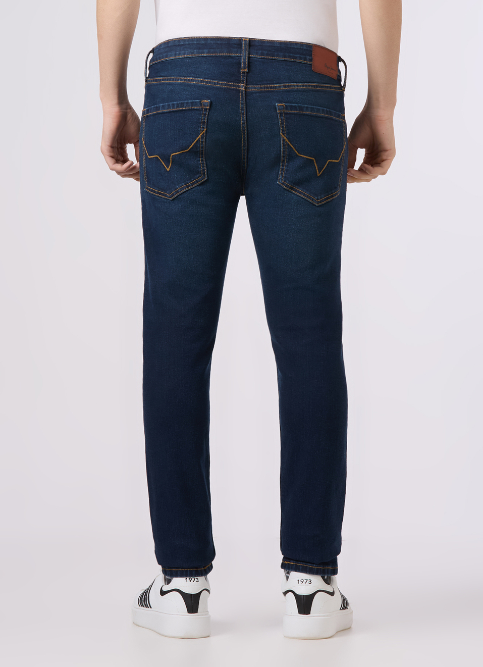 Men Blue Low Rise Slim Fit Stretchable Jeans, , large image number 2