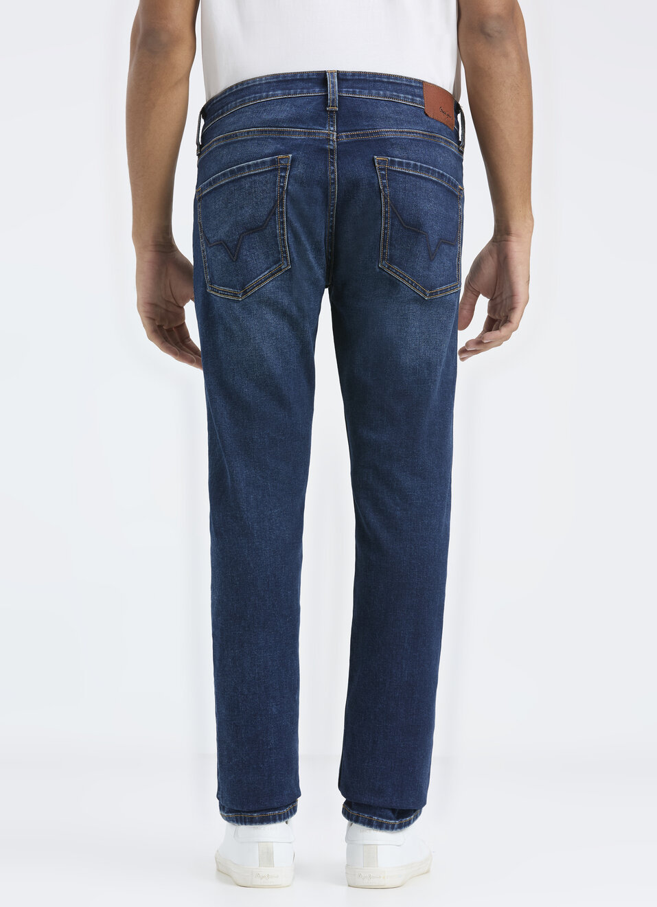 Men Blue Mid Rise Slim Fit Stretchable Jeans, , large image number 2