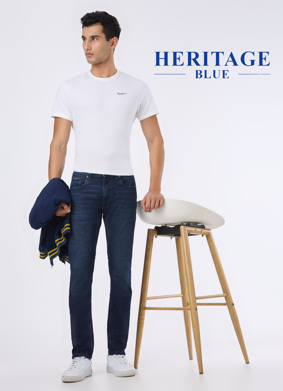 Men Blue Low Rise Slim Fit Tapered Stretchbale Jeans, , large image number 0