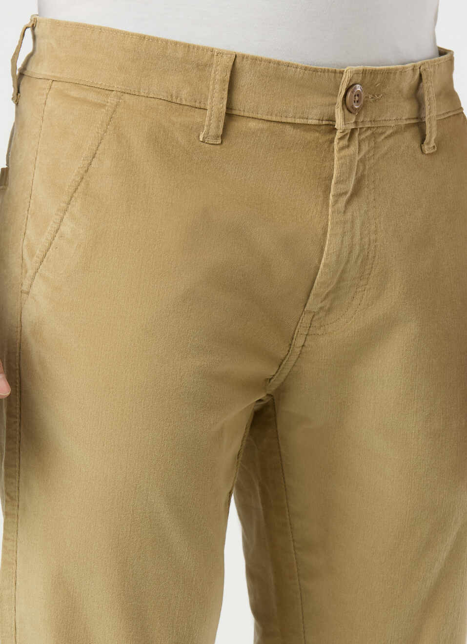 Men Beige Mid Rise Straight Fit Chinos, , large image number 4