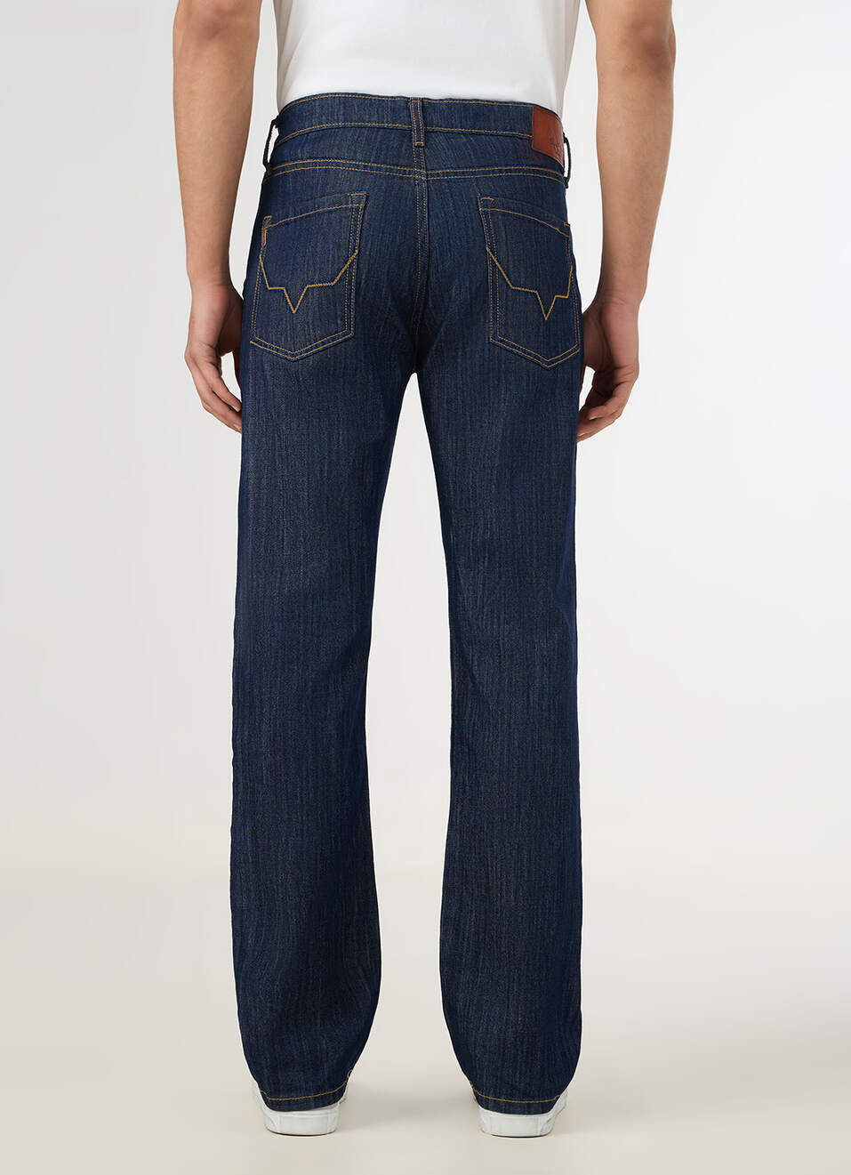 Men Raw Wash Mid Rise Bootcut Premium Jeans, , large image number 3