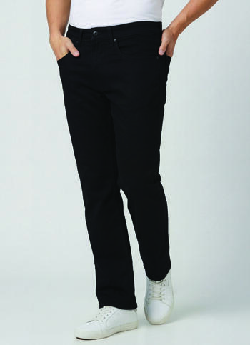 Men Black Mid Rise Bootcut Stretchable Jeans