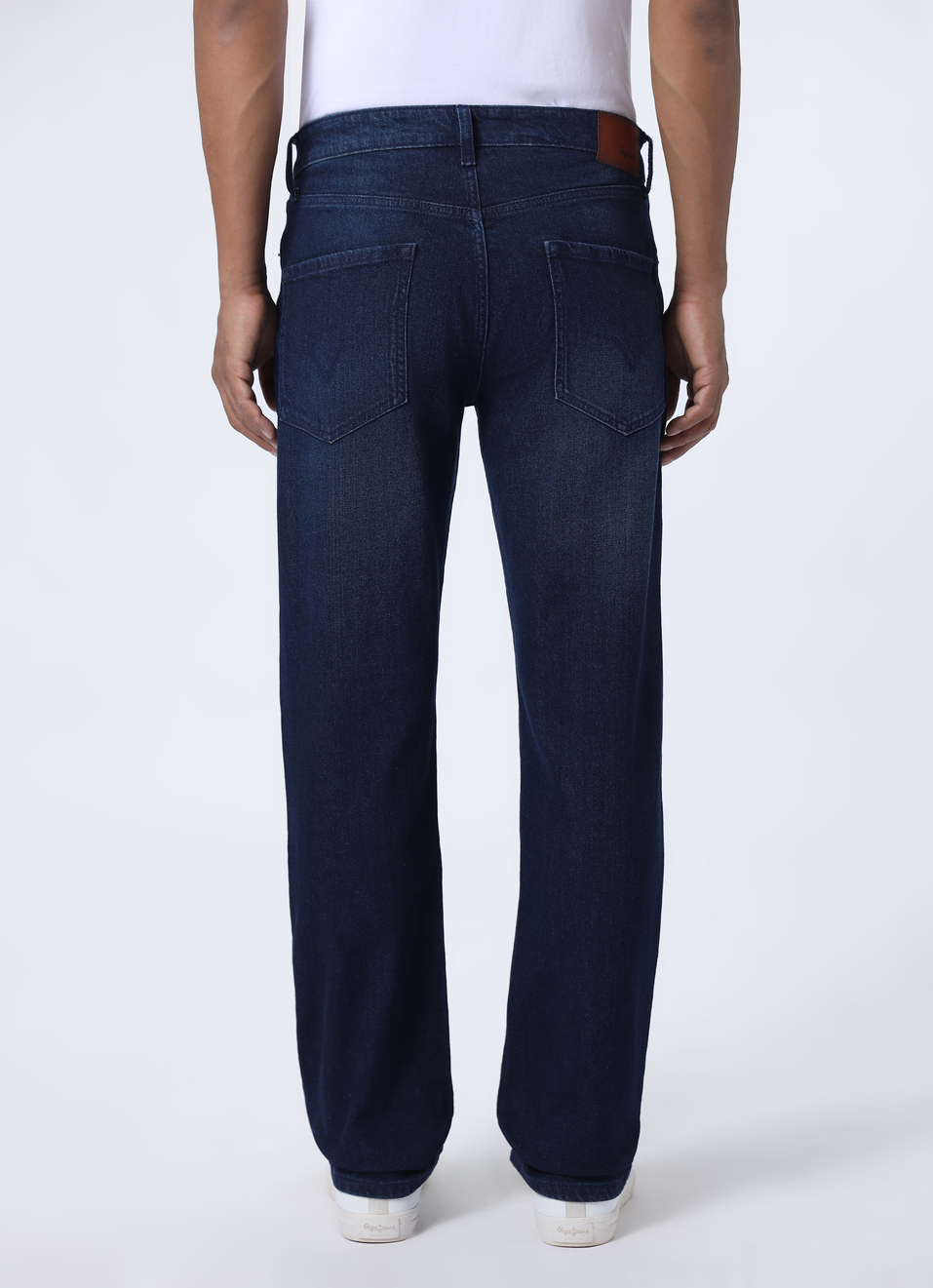 Men Blue Mid Rise Straight Fit Jeans, , large image number 2