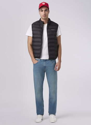 Men Blue Mid Rise Straight Fit Jeans