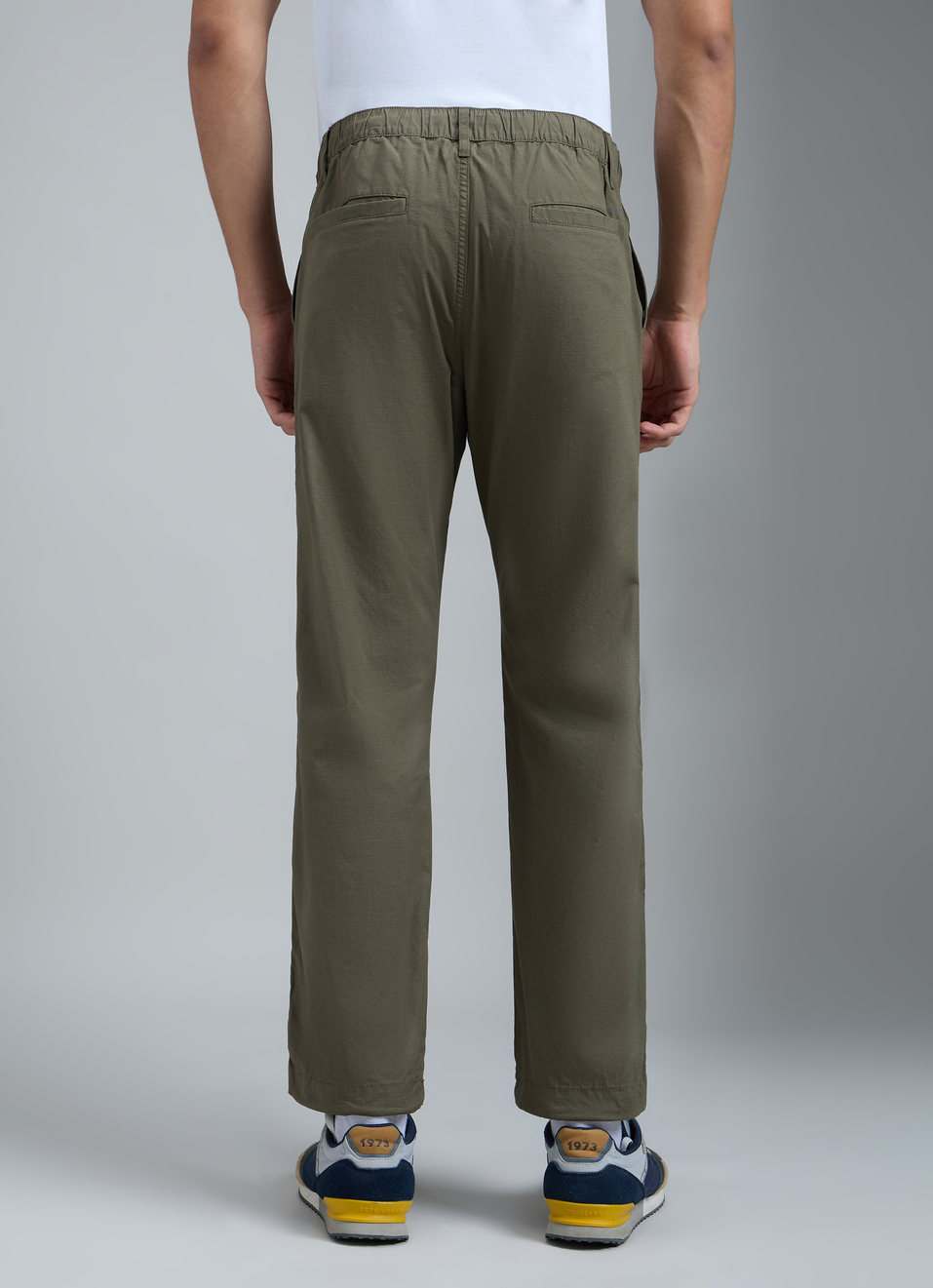 Men Olive Green Jogger Pants, , large image number 2