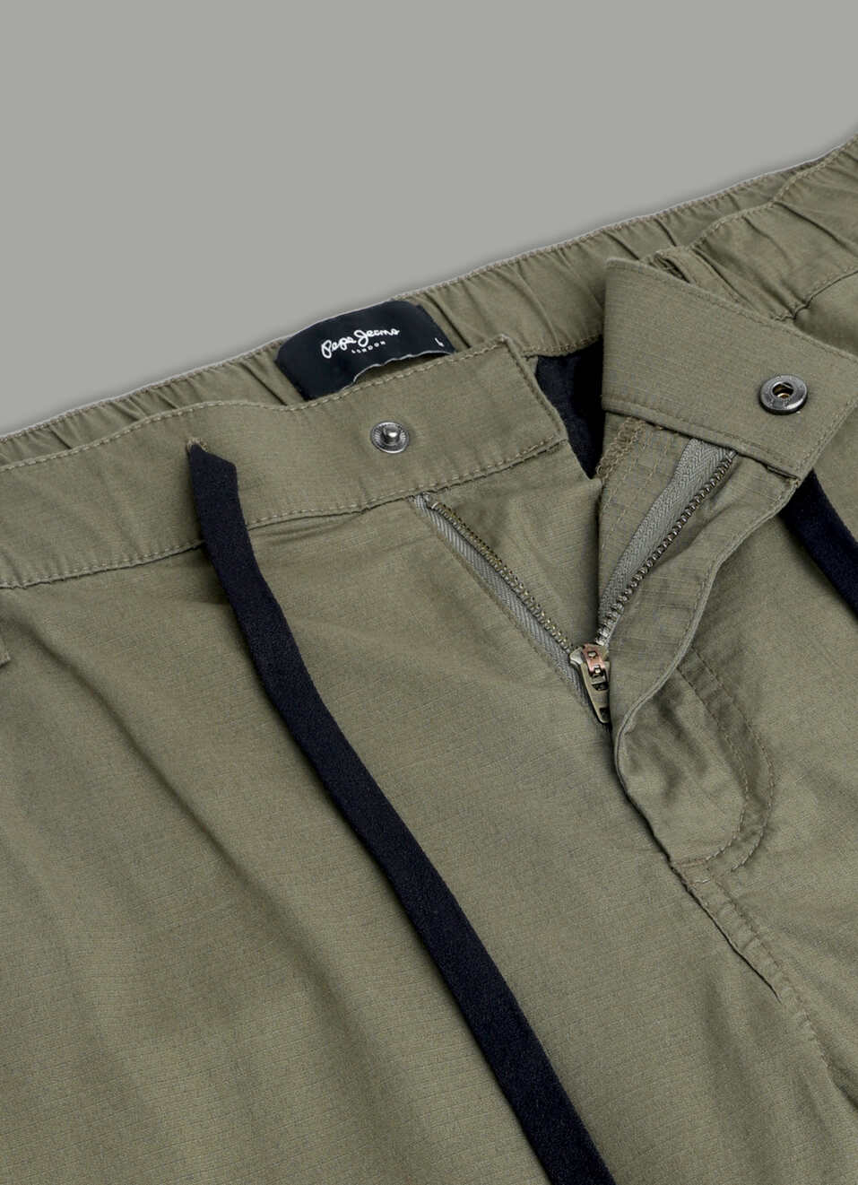 Men Olive Green Jogger Pants, , large image number 6