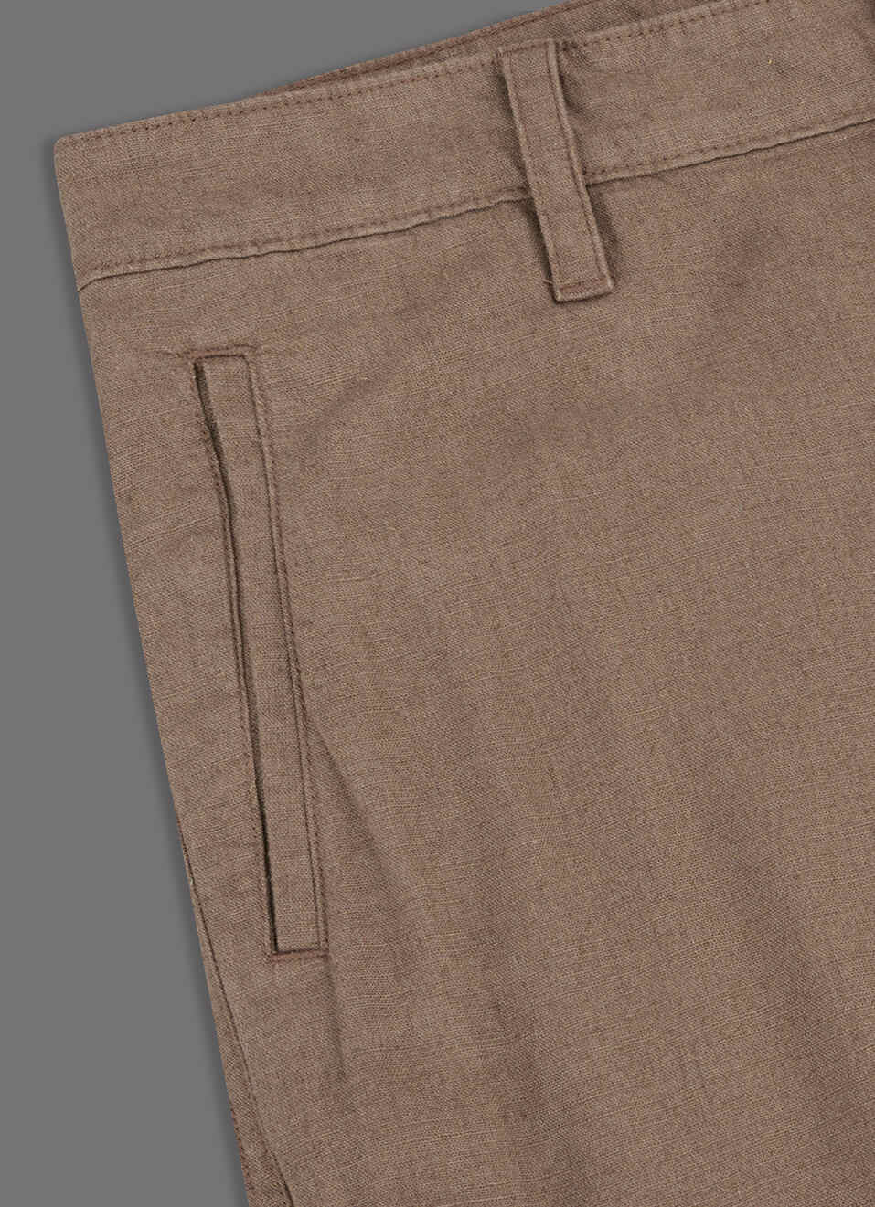 Men Brown Mid-rise Straight Fit Cargo Pants, , large image number 5