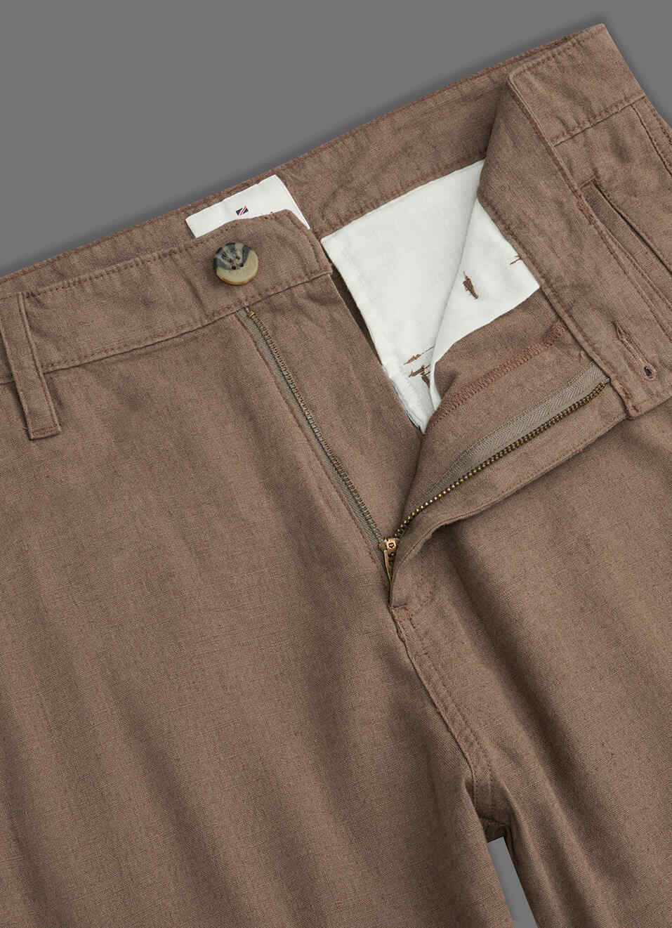 Men Brown Mid-rise Straight Fit Cargo Pants, , large image number 6