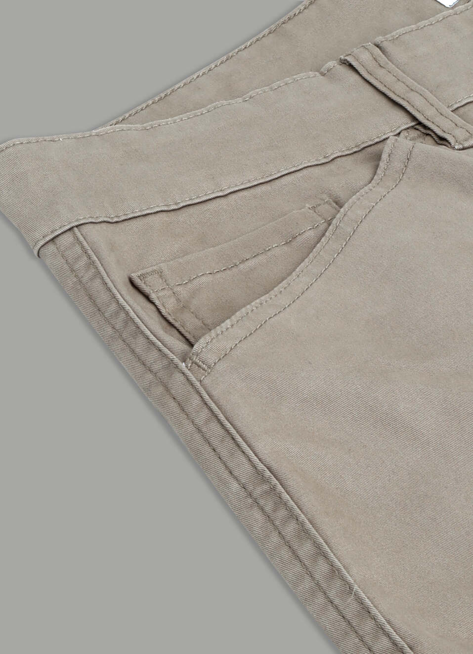 Men Khaki Beige Mid Rise Straight Fit Cargo Pants, , large image number 7