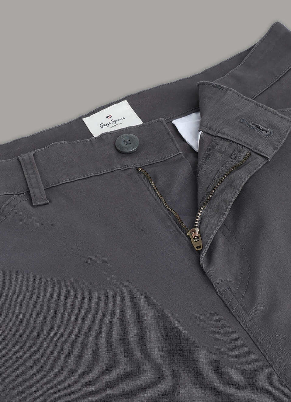 Men Dark Grey Stretchable Cargo Pants, , large image number 6