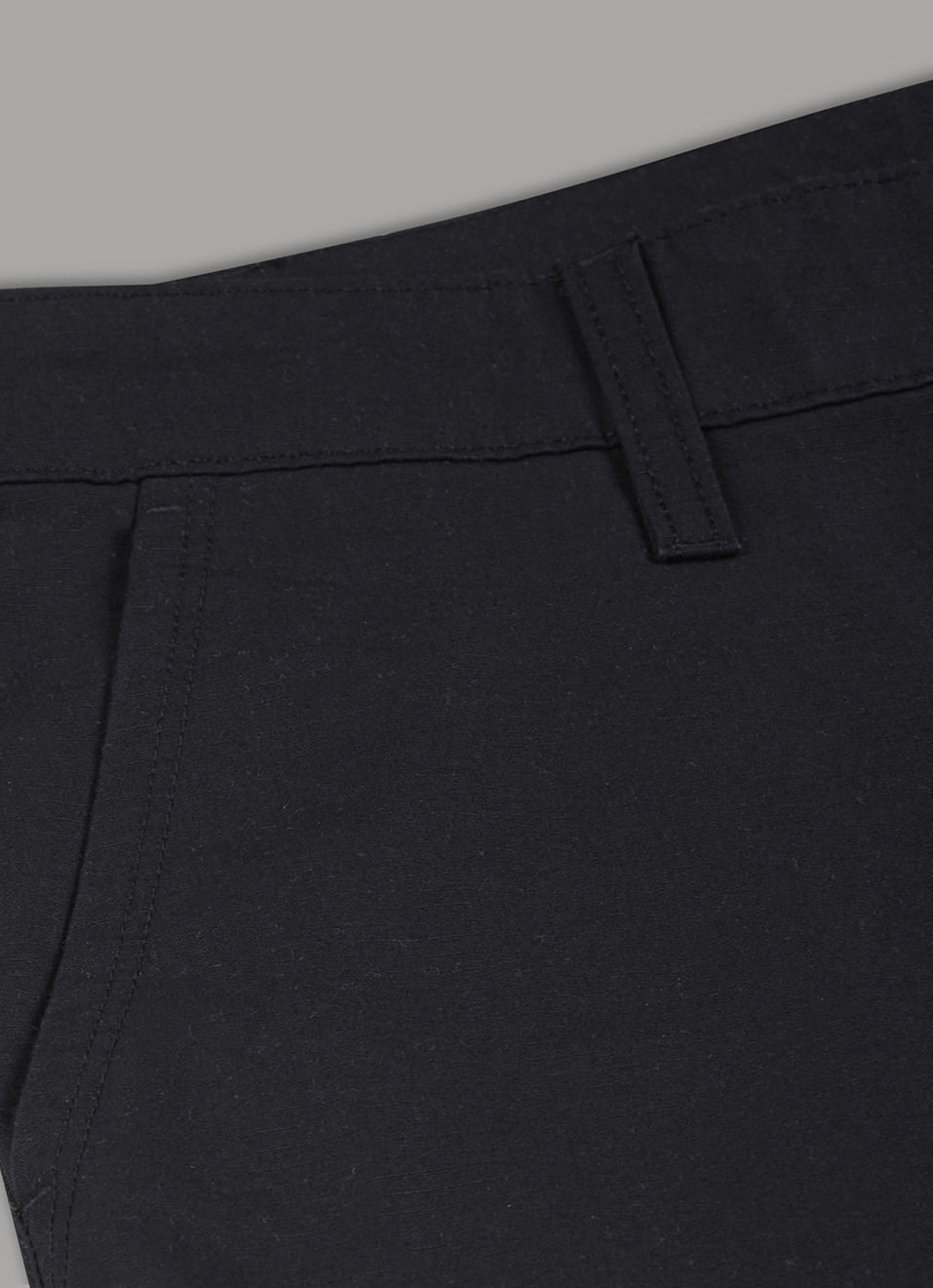 Men Black Mid Rise Straight Fit Cargo Pants, , large image number 5