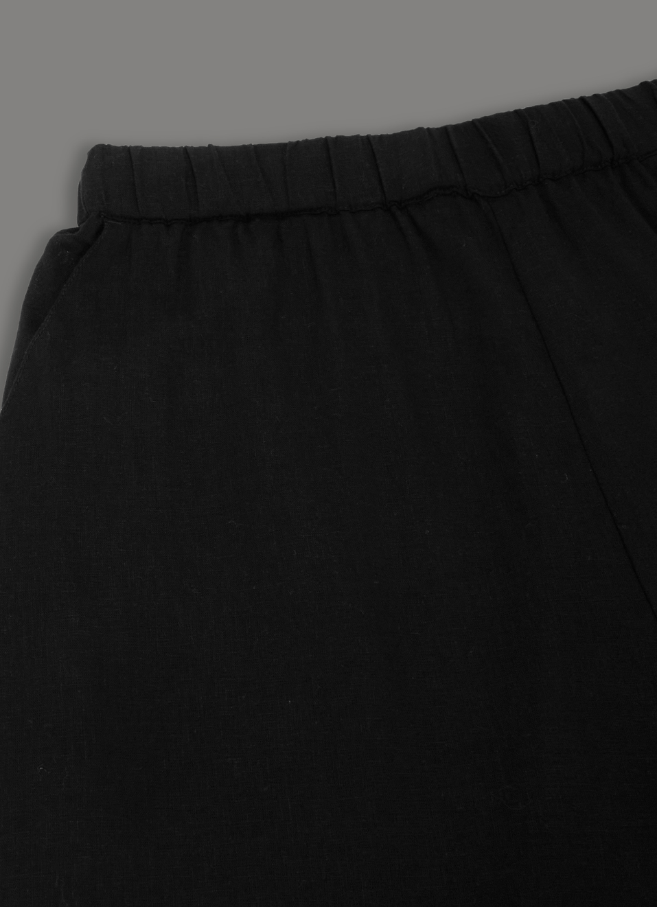 Women Black Solid Wide Leg High Rise Pants, , large image number 5