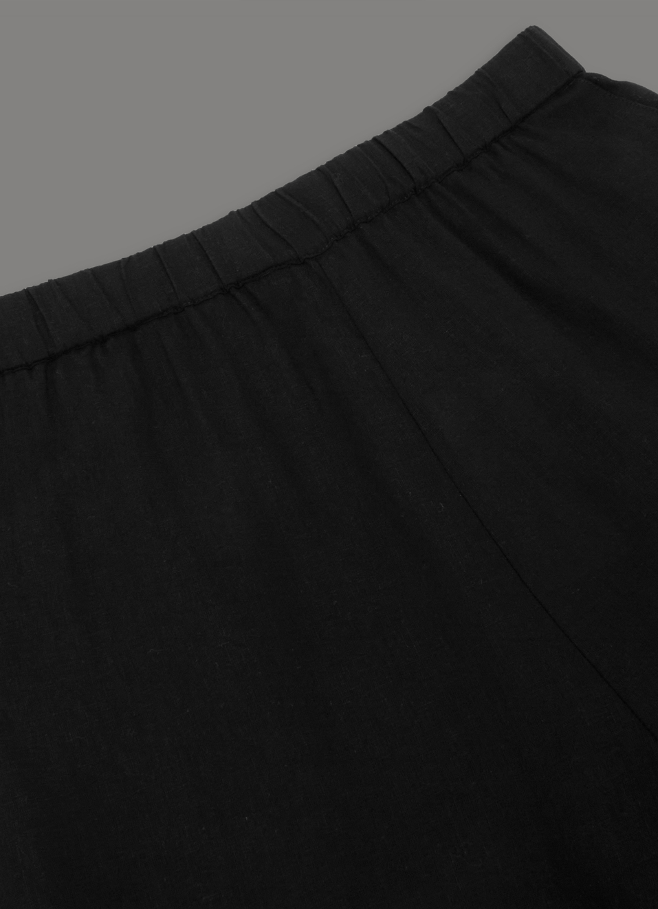 Women Black Solid Wide Leg High Rise Pants, , large image number 7