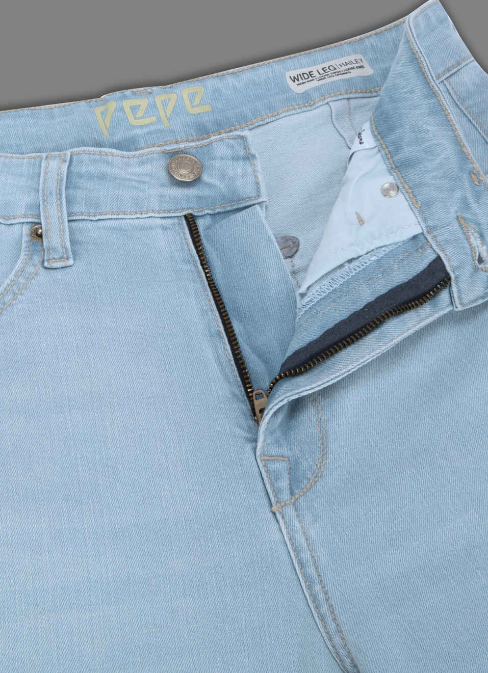 Women Blue Light Tinted Used Flared Fit High Rise Stretchable Jeans, , large image number 6
