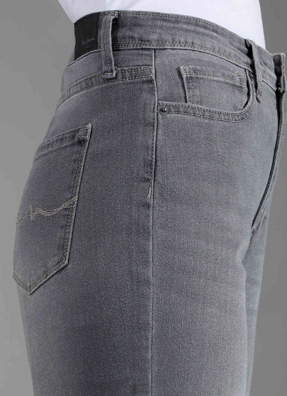 Women Grey Flared Fit High Rise Stretchable Jeans, , large image number 4