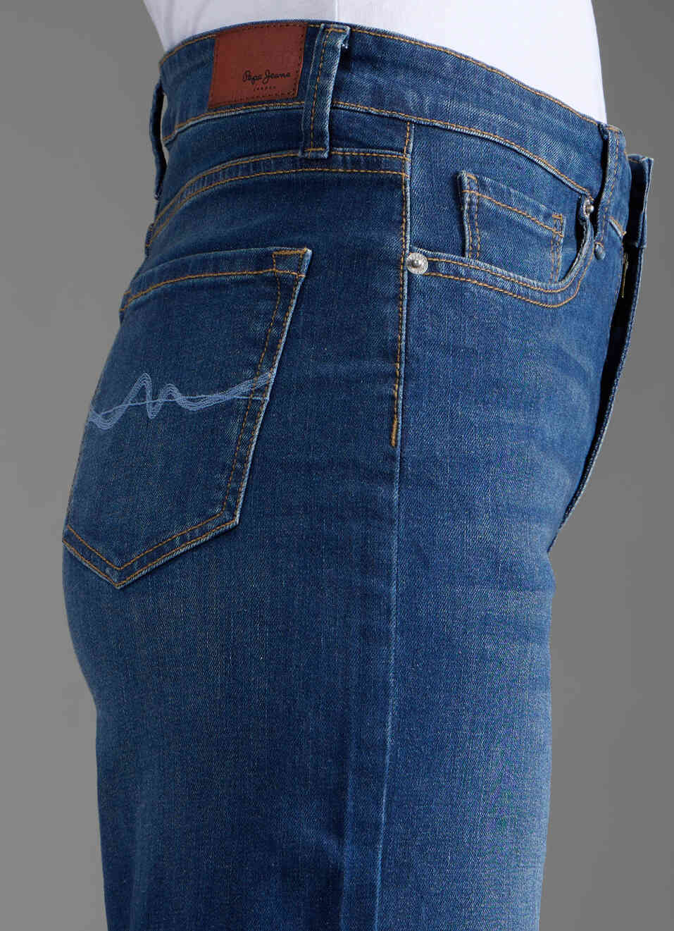 Women Blue Wide Leg Fit High Rise Stretchable Jeans, , large image number 4