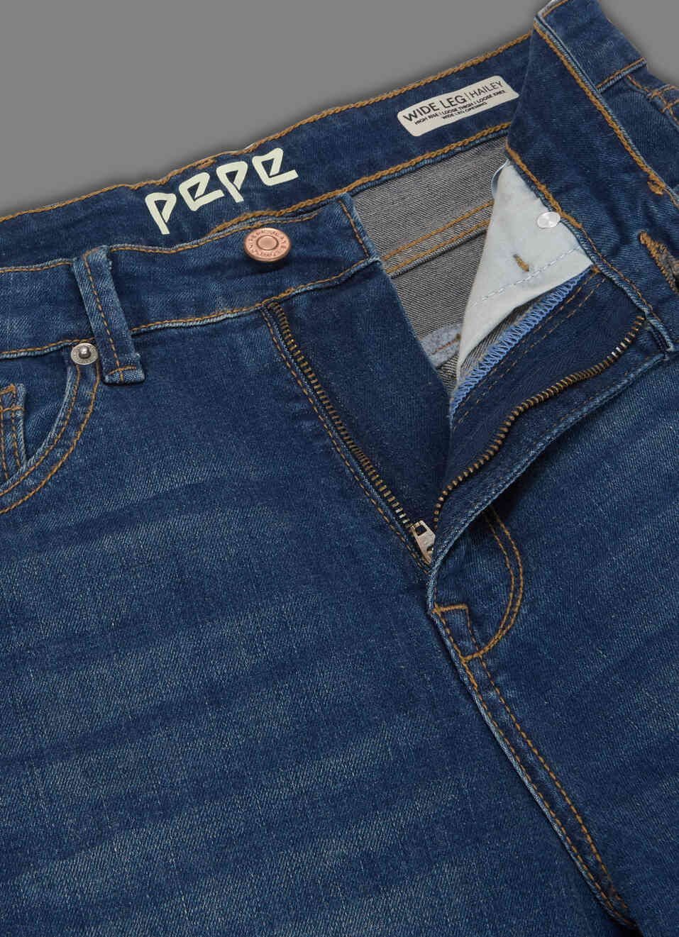 Women Blue Wide Leg Fit High Rise Stretchable Jeans, , large image number 6