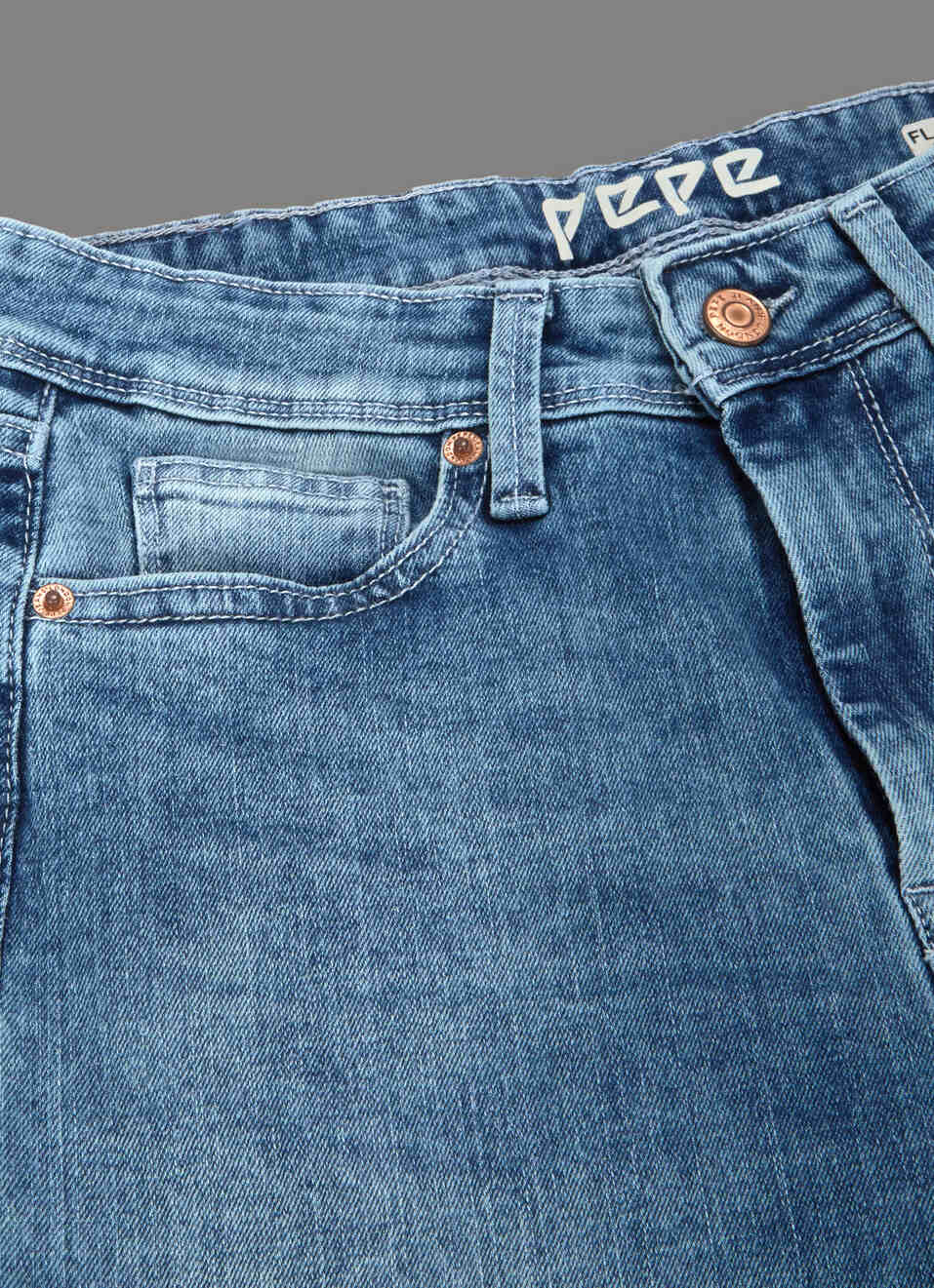 Women Blue Light Used Wide Leg Fit High Rise Stretchable Jeans, , large image number 5