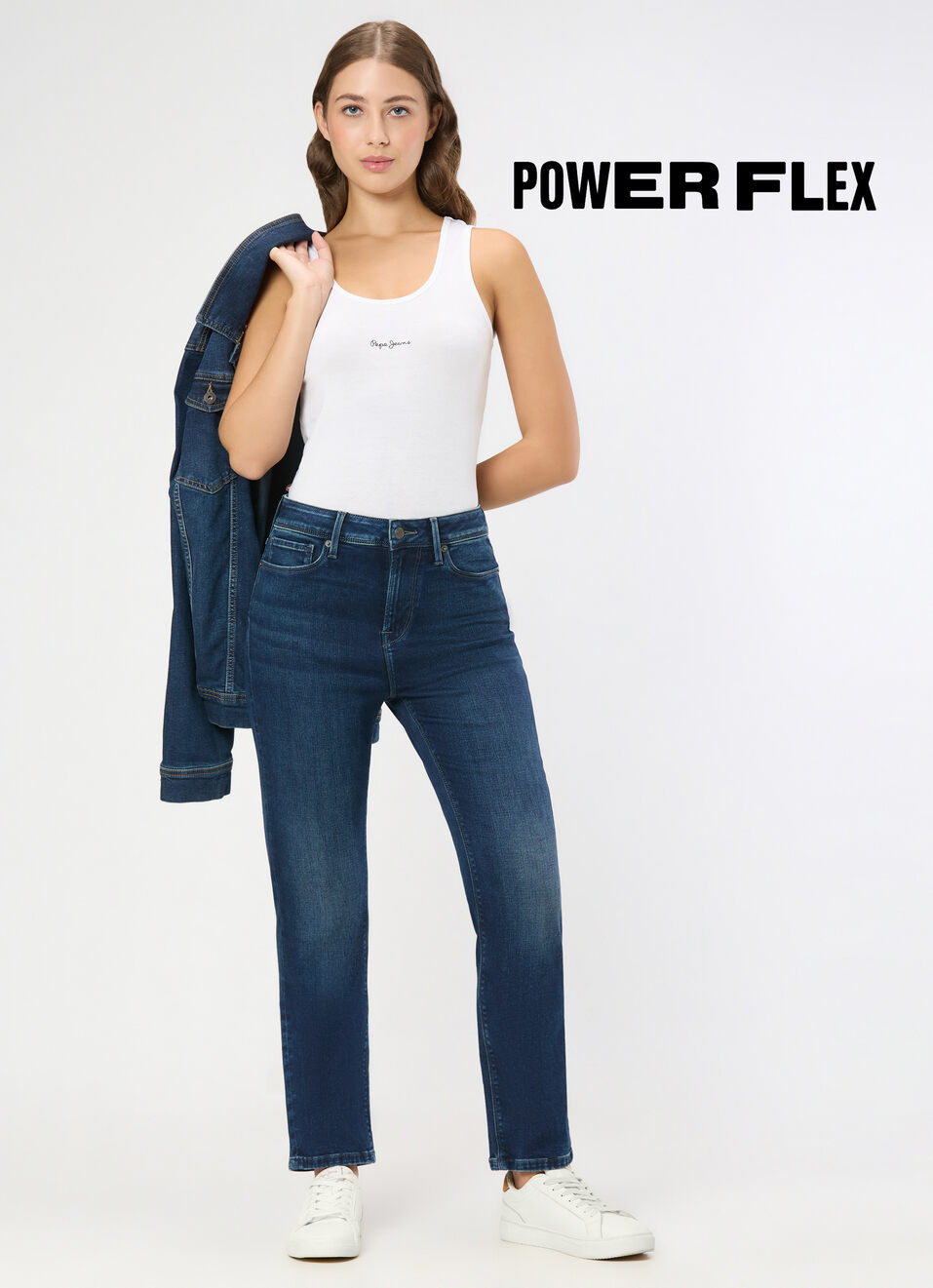 Women Blue Straight Fit High Rise Stretchable Jeans, , large image number 0