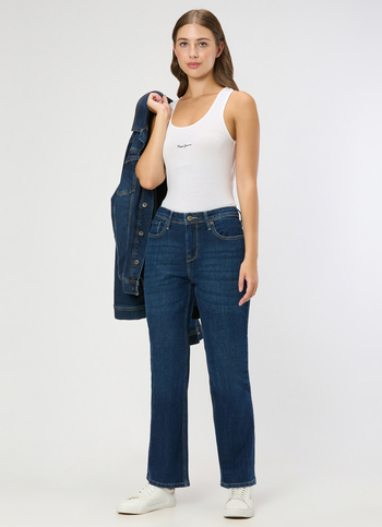 Women Blue Mid Rise Stretchable Flared Jeans