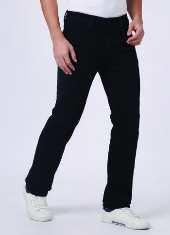 Men Black Mid Rise Slim Fit Textured Jeans
