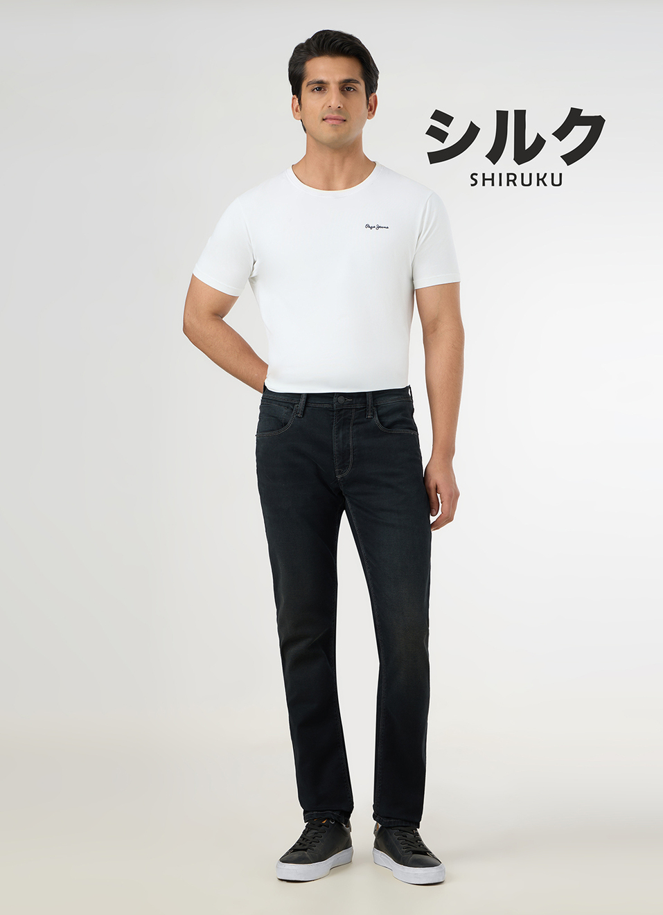Men Black Slim Fit Mid Rise Stretchable Jeans, , large image number 1