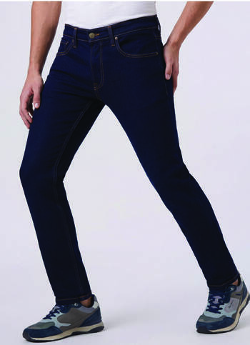 Men Blue Mid Rise Slim Fit Textured Jeans