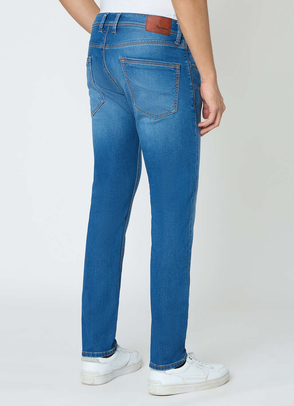 Men Blue Slim Fit Stretchable Jeans, , large image number 3