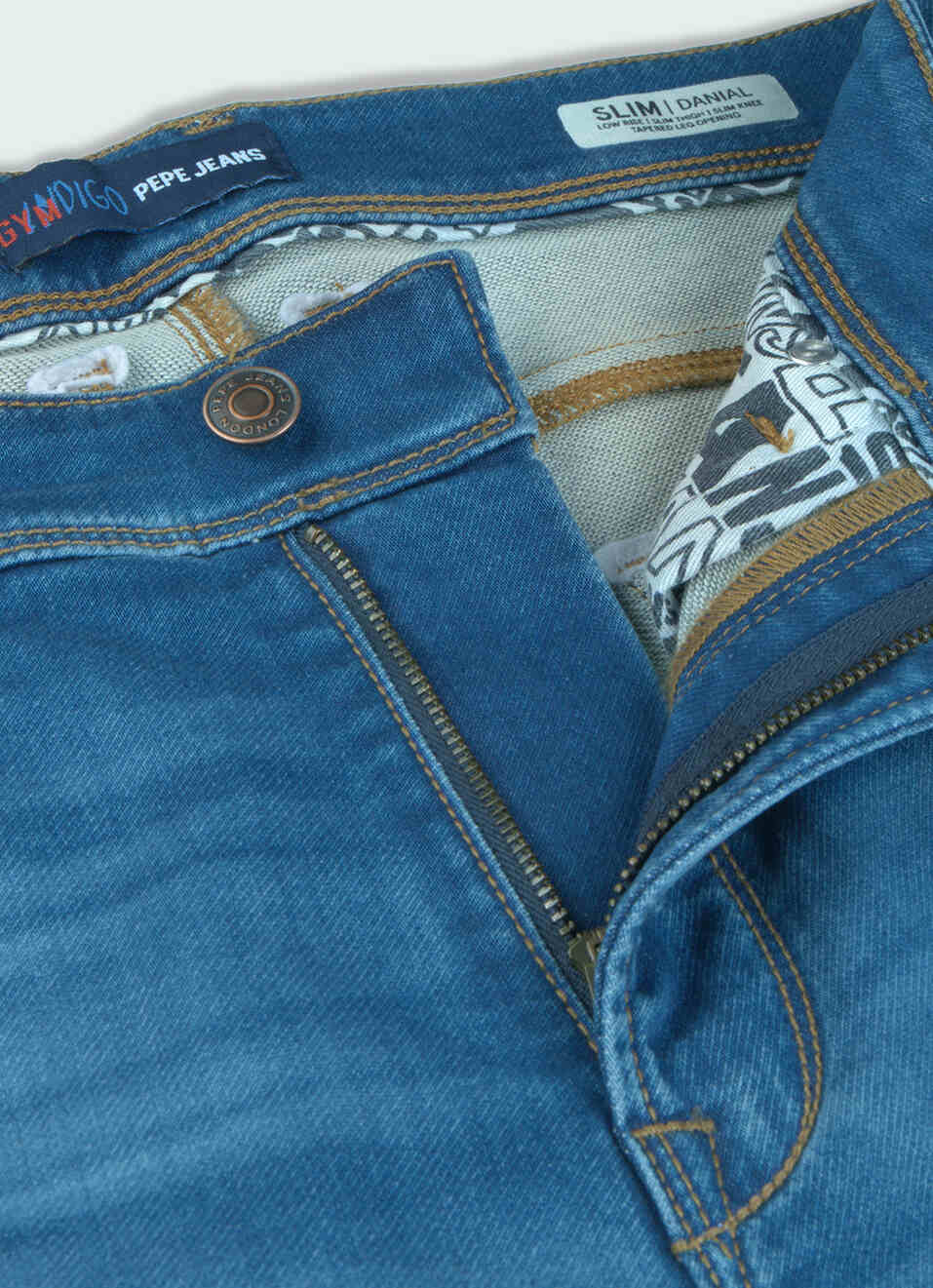 Men Blue Slim Fit Stretchable Jeans, , large image number 6