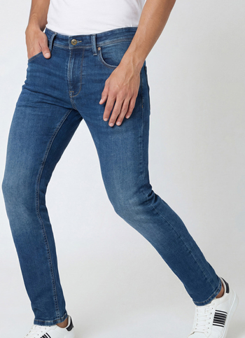 Men Blue Slim Fit Stretchable Jeans
