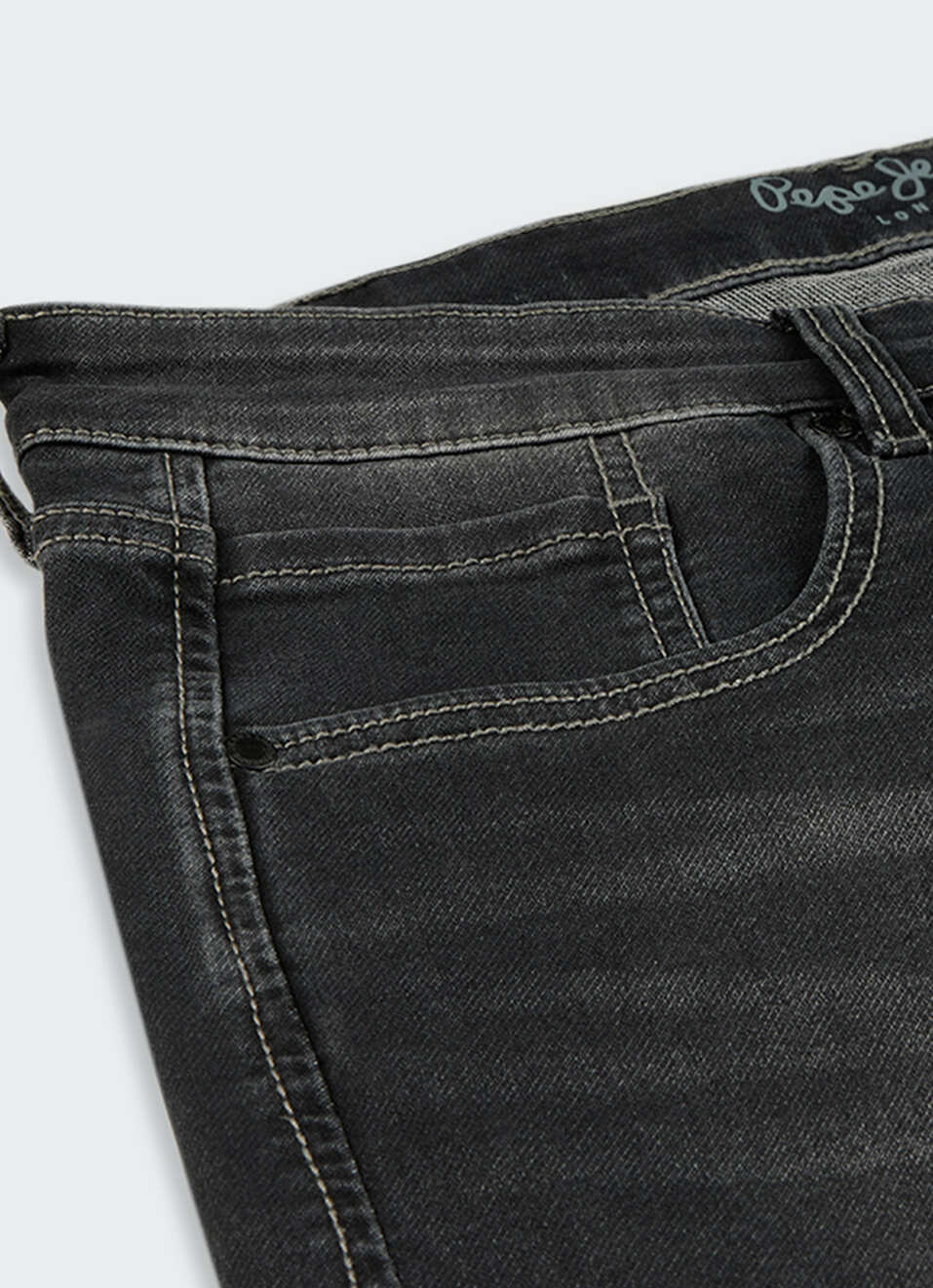 Men Black Slim Fit Stretchable Jeans, , large image number 5