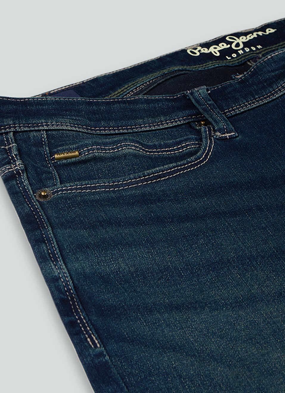 Men Blue Skinny Fit Stretchable Jeans, , large image number 5