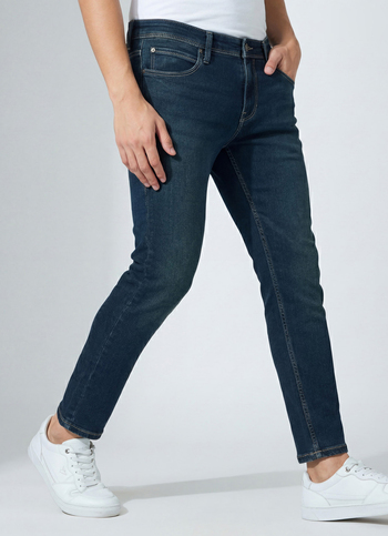 Men Blue Skinny Fit Stretchable Jeans