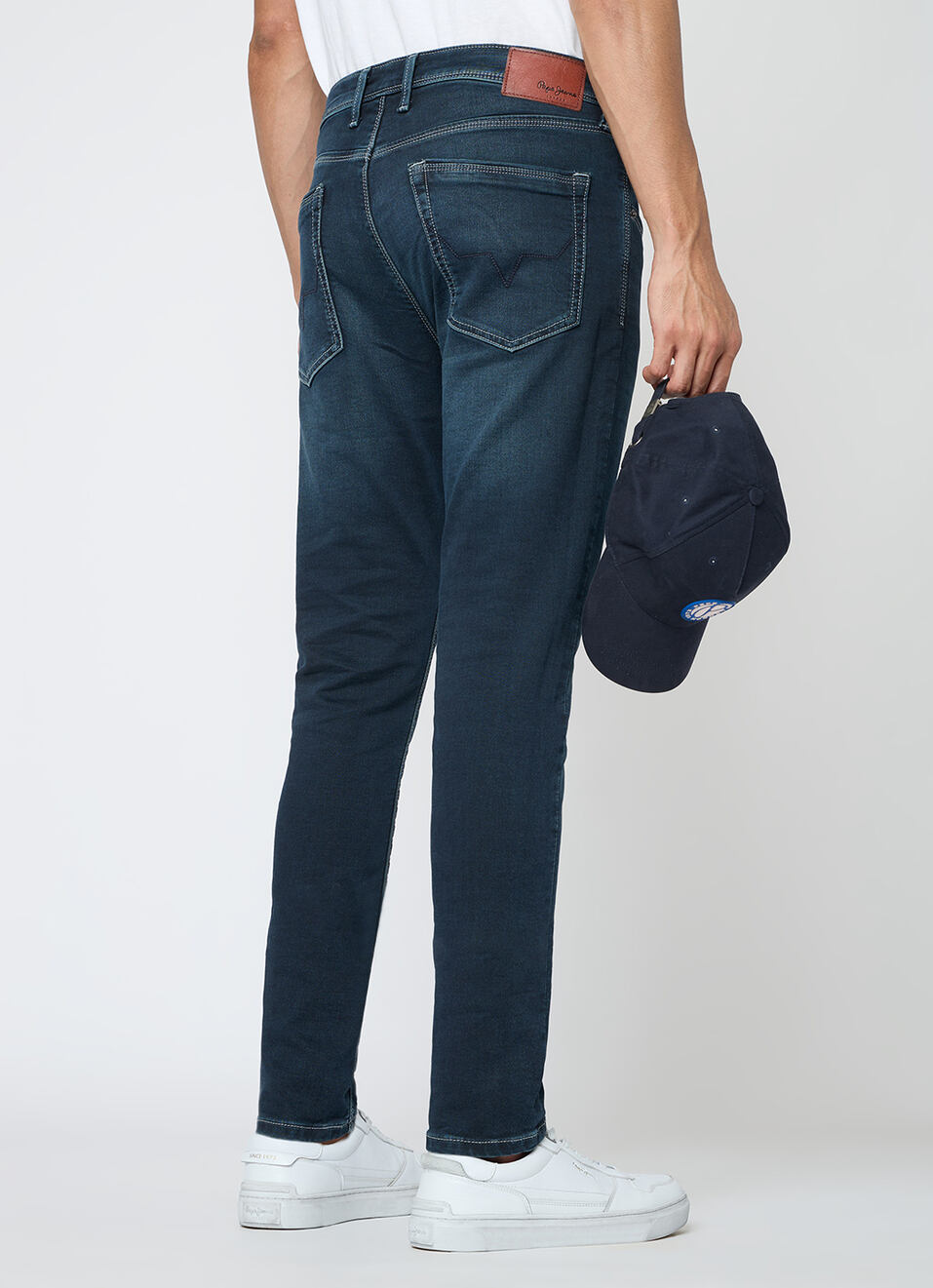 Men Blue Slim Fit Stretchable Jeans, , large image number 3