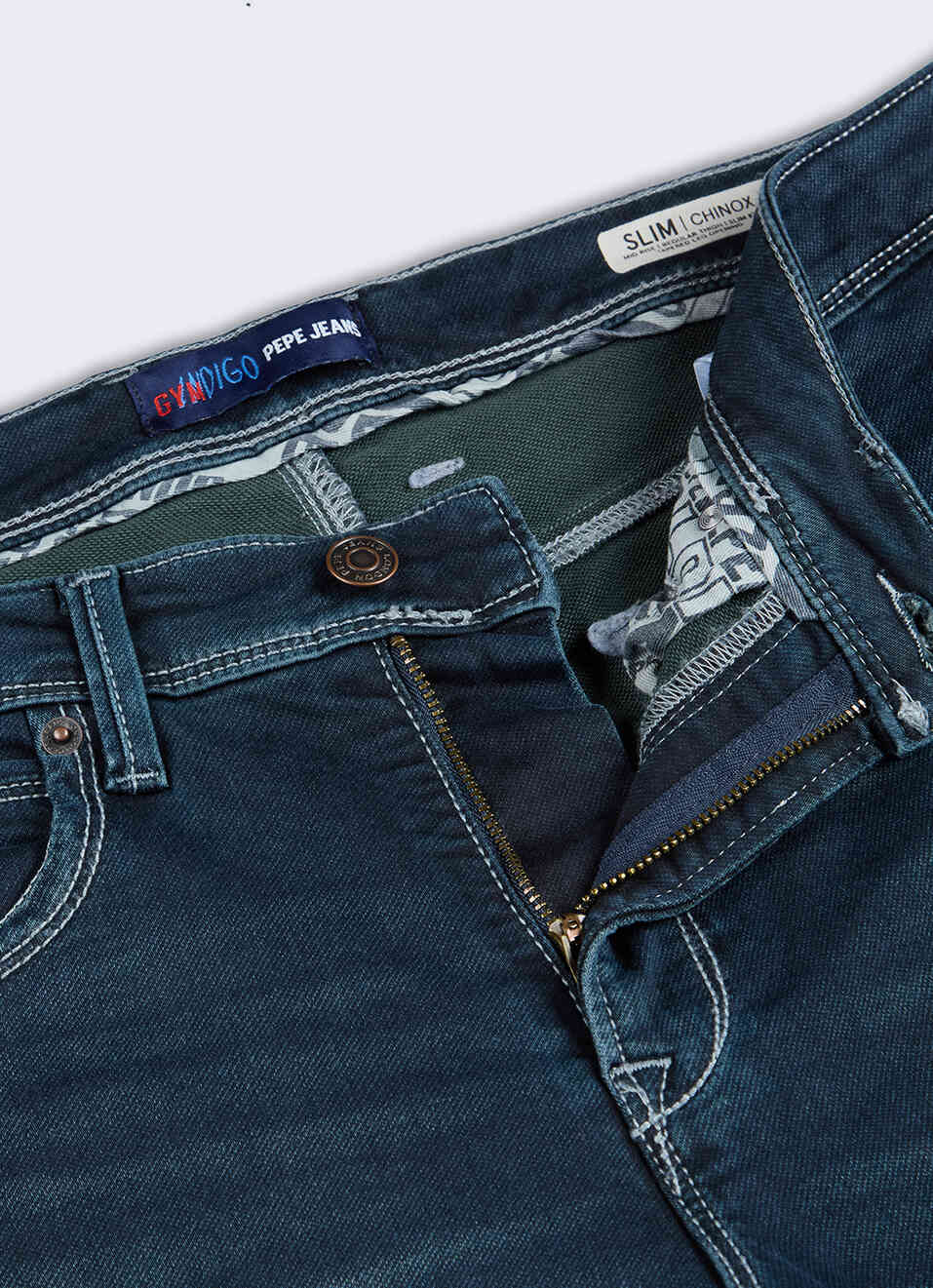 Men Blue Slim Fit Stretchable Jeans, , large image number 6