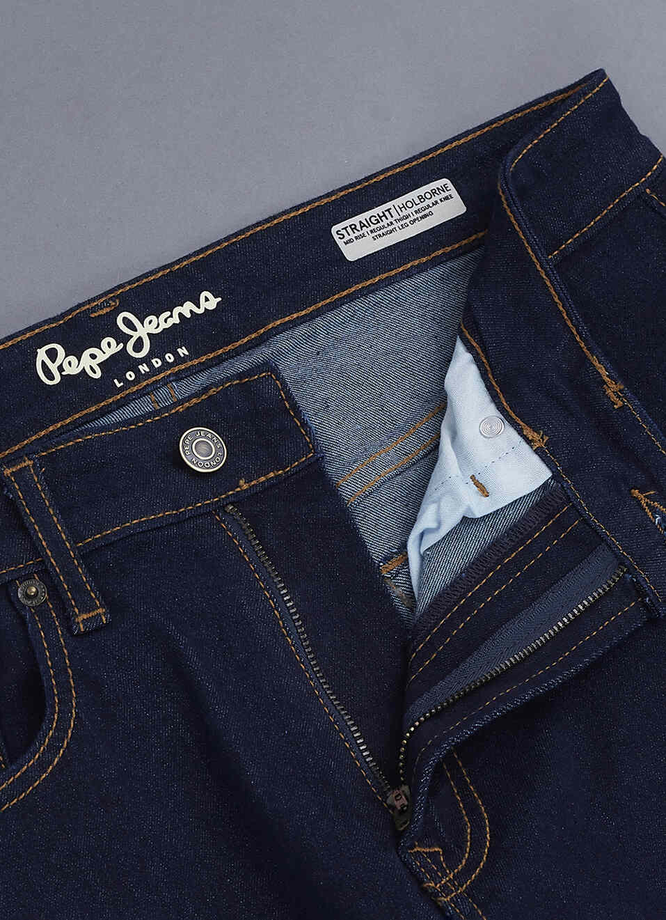 Men Blue Straight Fit Mid Rise Stretchable Jeans, , large image number 6