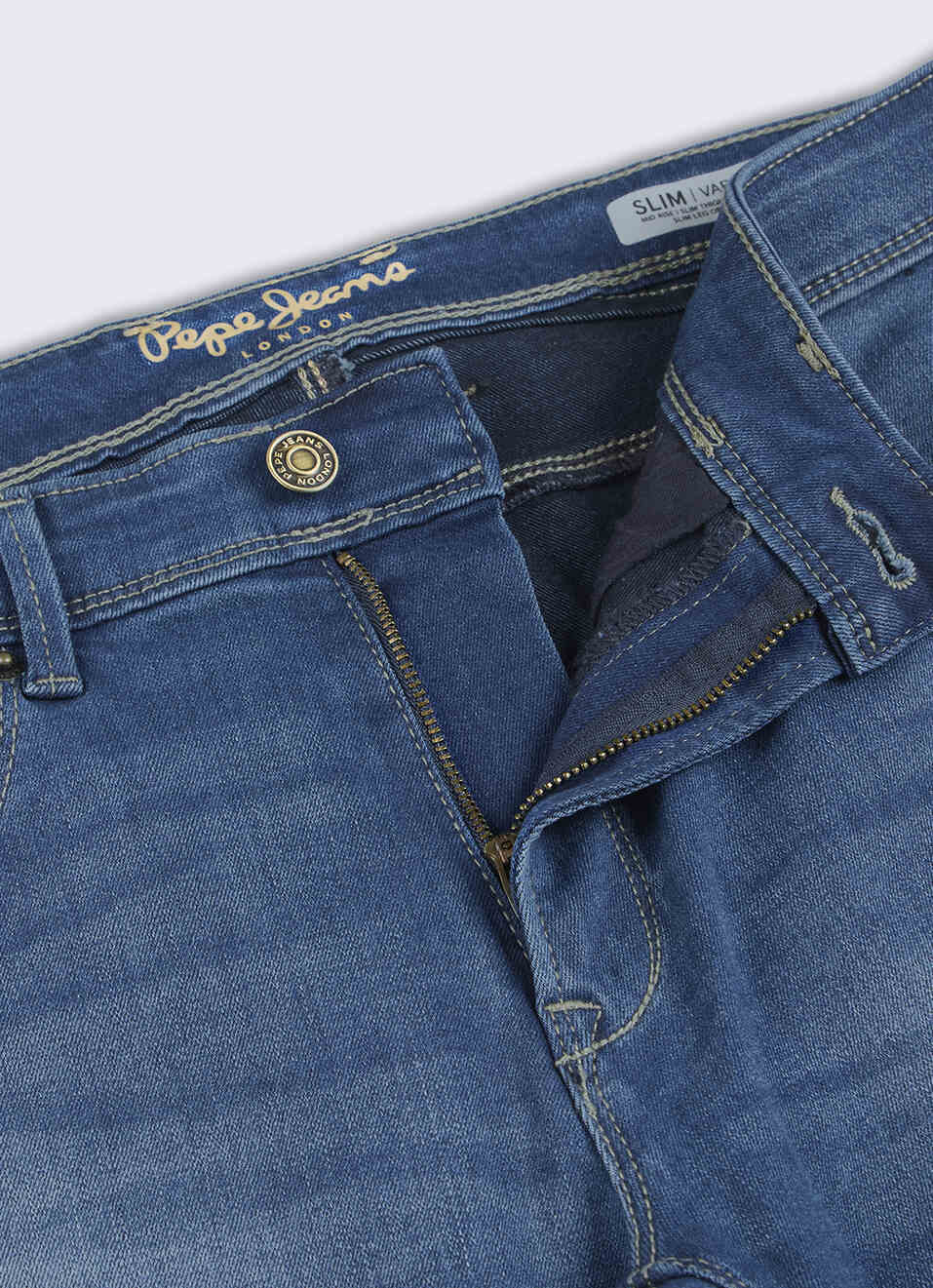 Men Blue Mid Rise Straight Fit Stretchable Jeans, , large image number 6