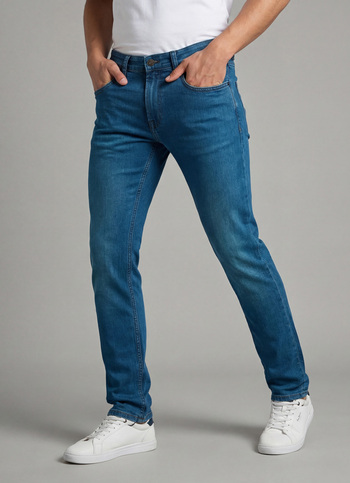 Men Green Slim Fit Low Rise Stretchable Jeans