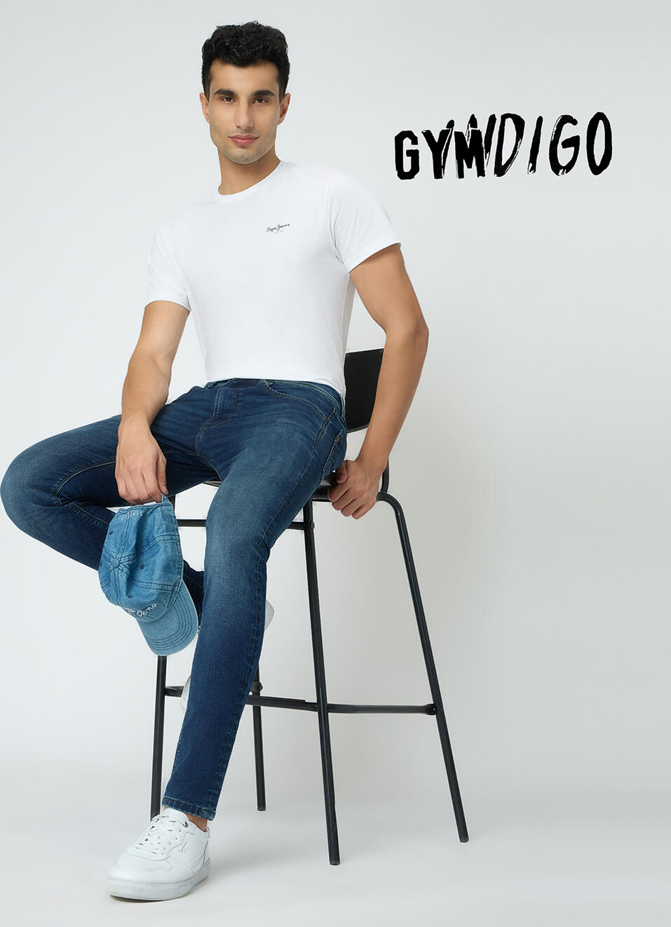 Men Green Slim Fit Stretchable Jeans, , large image number 1