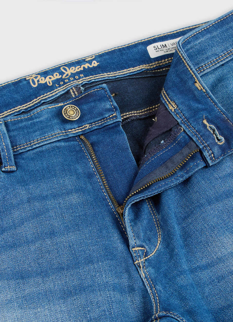 Men Blue Slim Fit Stretchable Jeans, , large image number 6