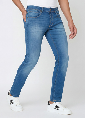 Men Blue Slim Fit Stretchable Jeans