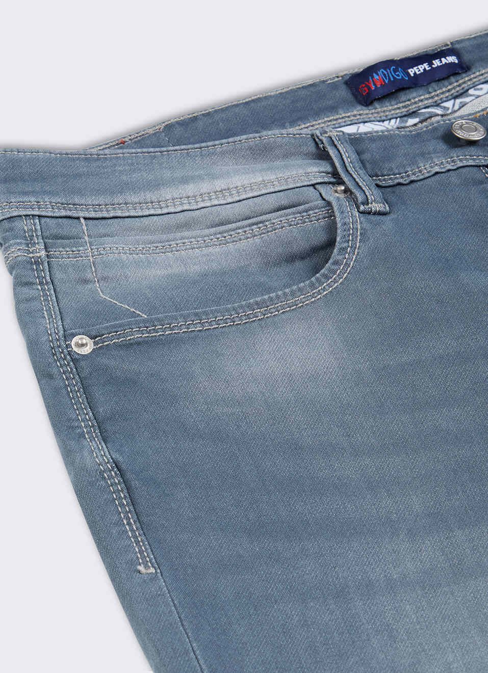 Men Grey Slim Fit Stretchable Jeans, , large image number 5