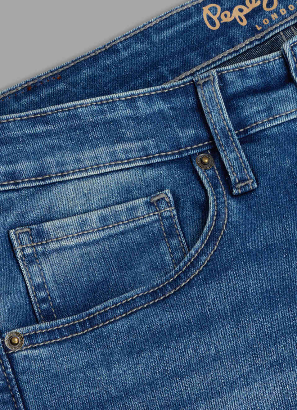 Men Blue Slim Fit Mid Rise Stretchable Jeans, , large image number 5