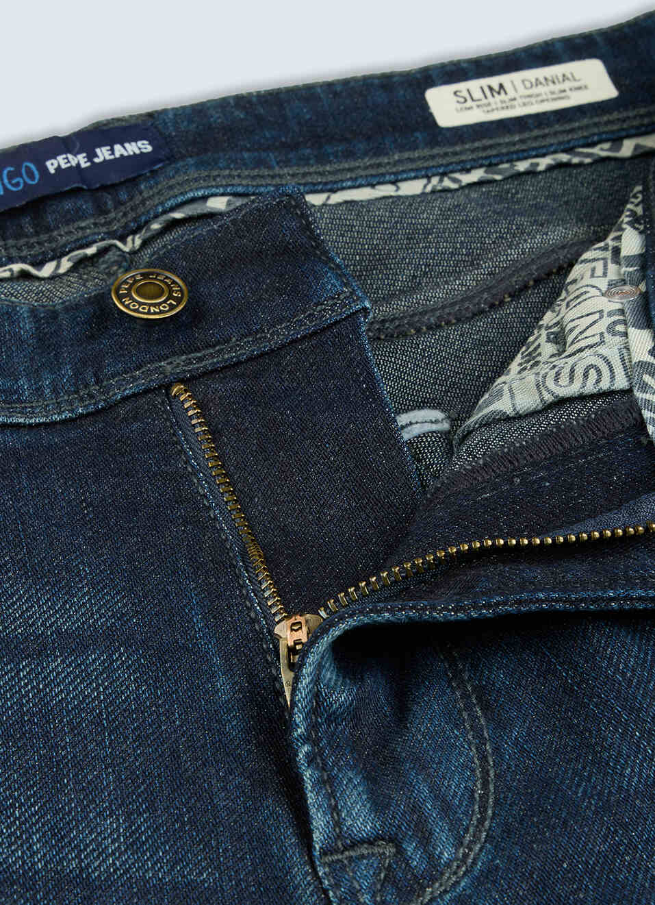 Men Blue Low Rise Slim Fit Gymindigo Jeans, , large image number 6