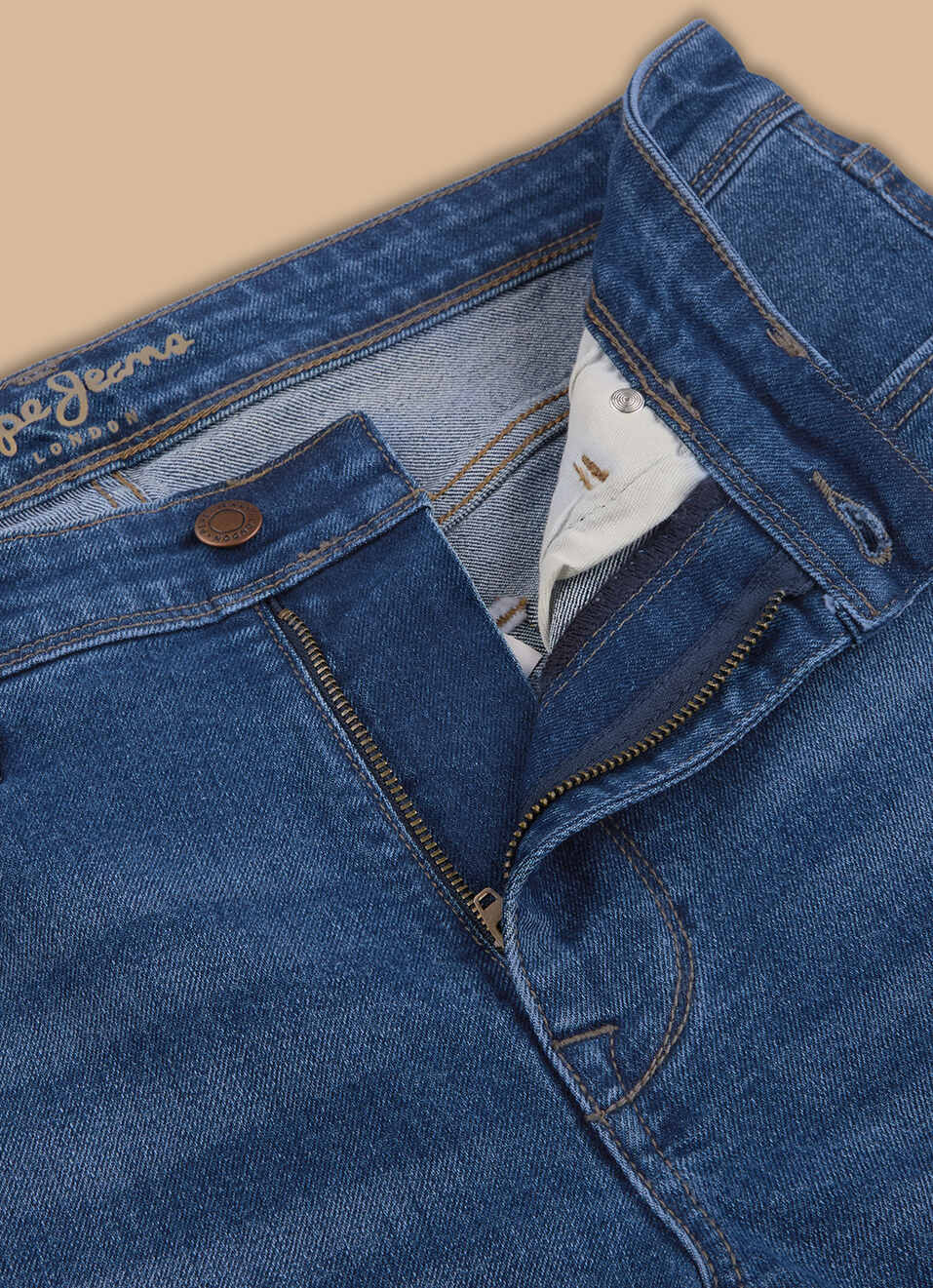 Men Blue Mid Rise Straight Fit Jeans, , large image number 6