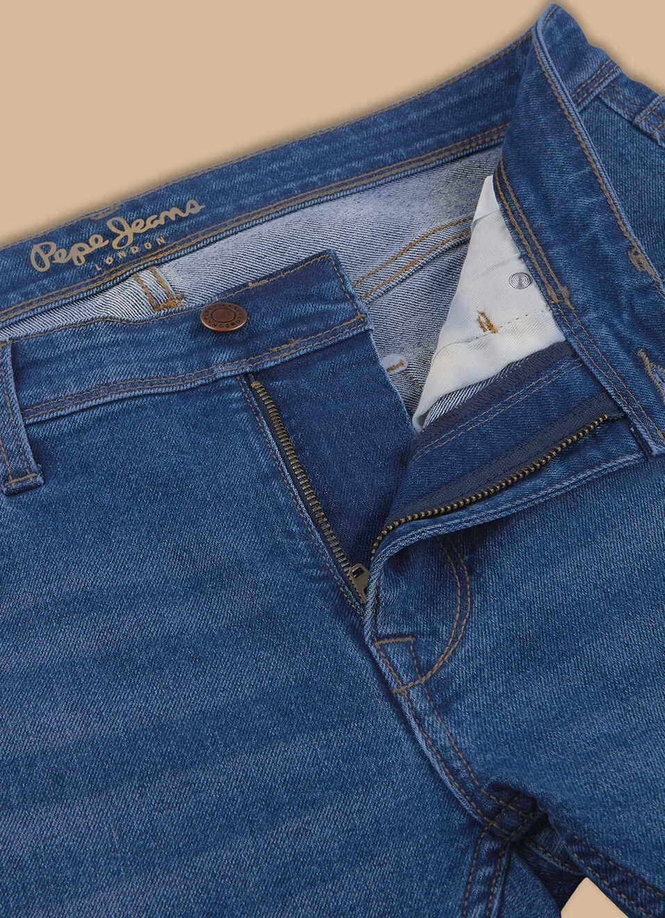 Men Blue Mid Rise Slim Fit Jeans, , large image number 6