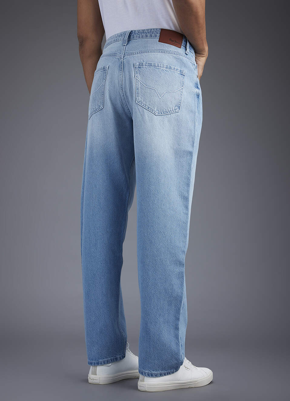 Men Blue Tapered Fit Mid Rise Jeans, , large image number 3