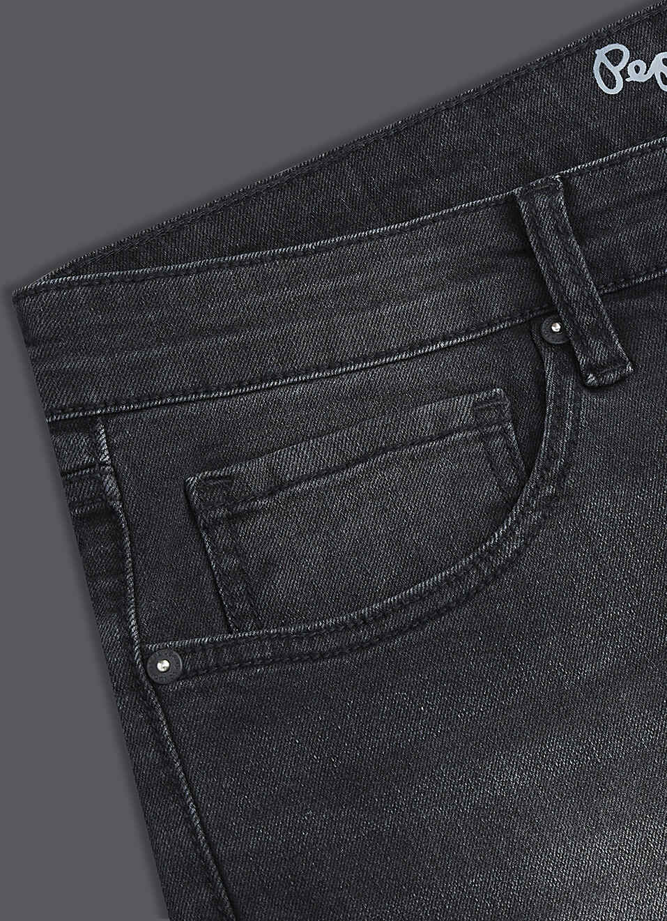 Men Black Bootcut Mid Rise Stretchable Jeans, , large image number 5