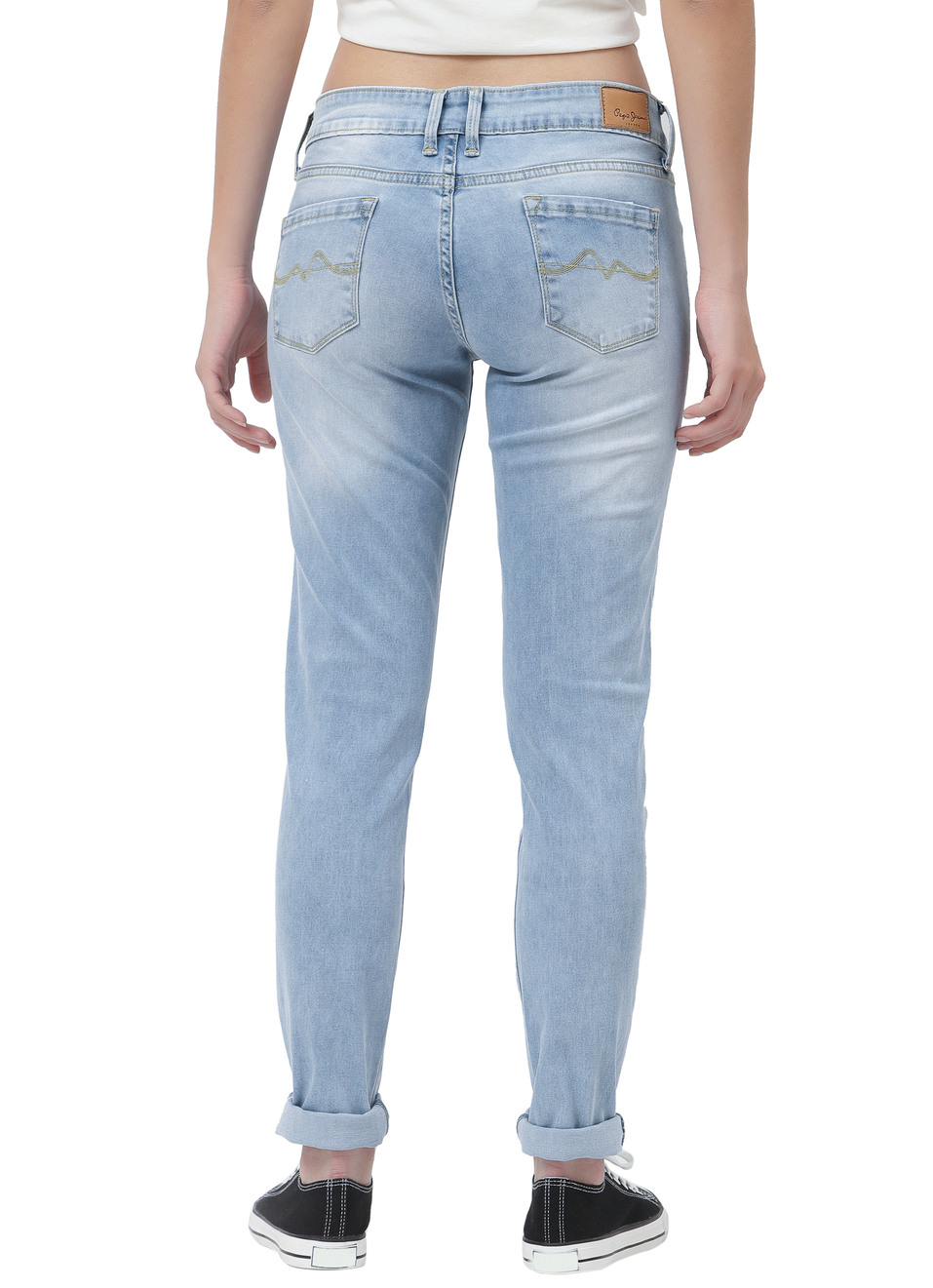 Lola Skinny Fit Mid Waist Jeans, , large image number 2